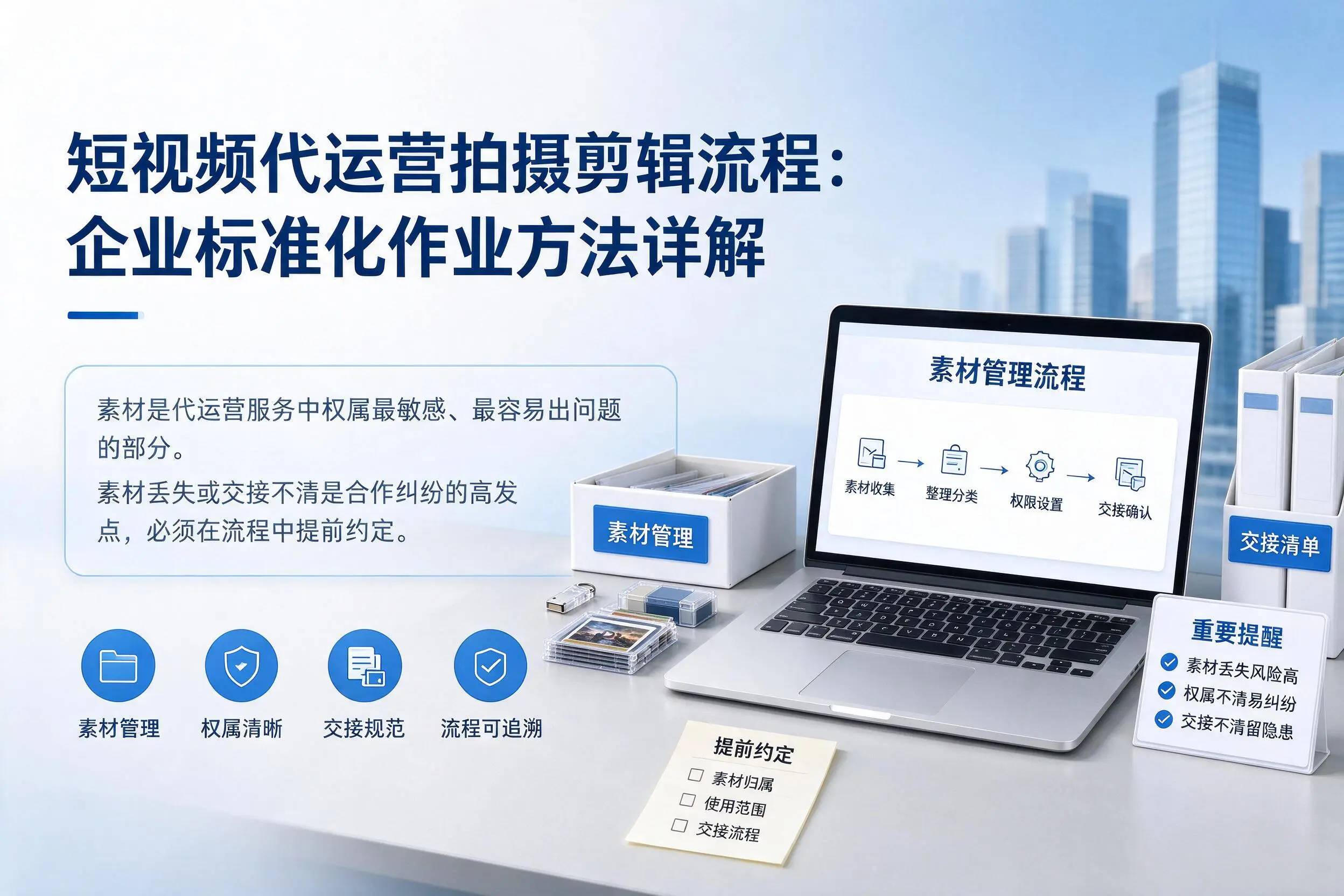 短视频代运营拍摄剪辑流程：黄山企业标准化作业方法详解