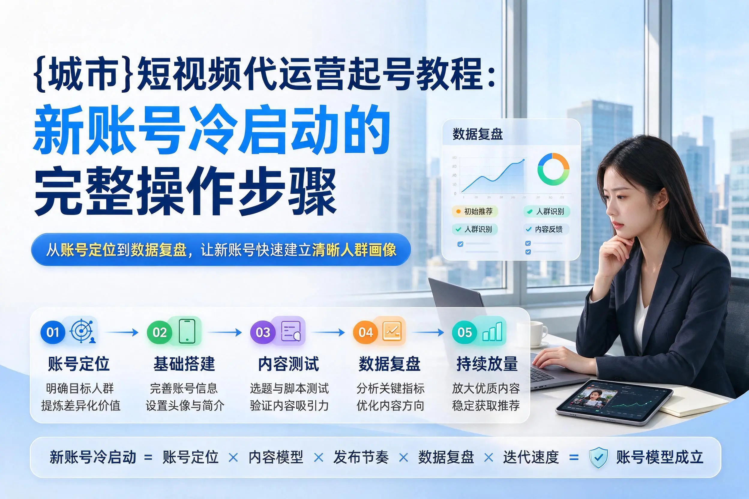 黄山短视频代运营起号教程：新账号冷启动的完整操作步骤