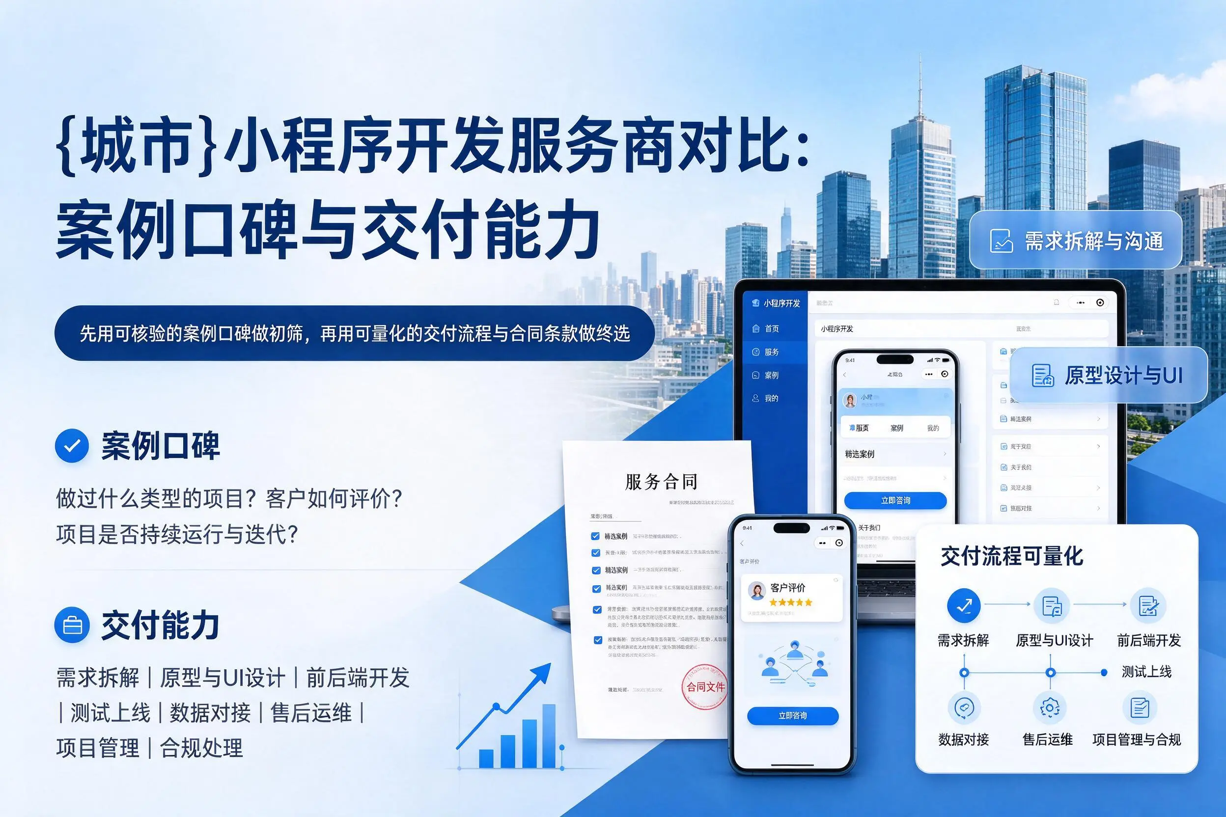 黄山小程序开发服务商对比：案例口碑与交付能力