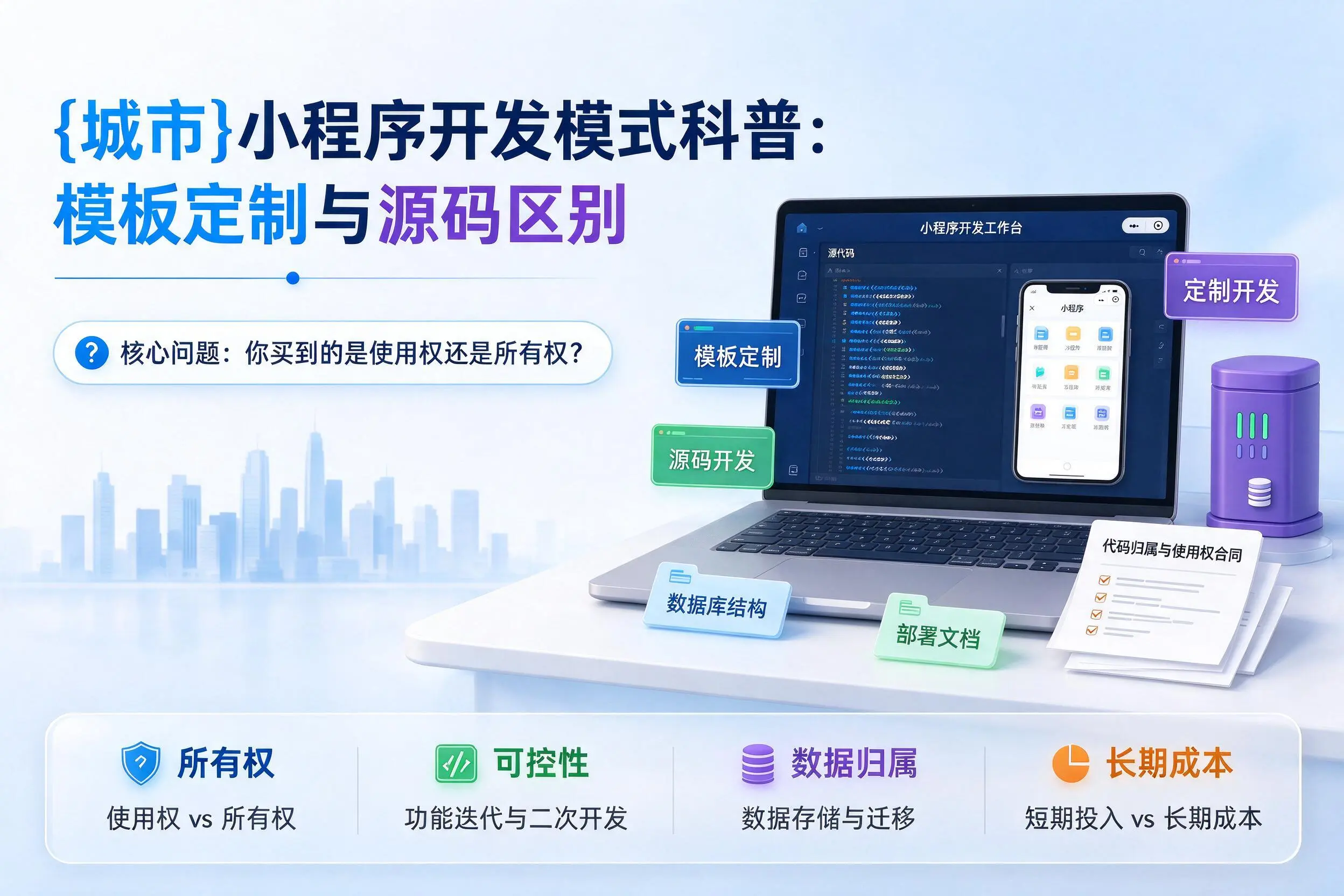 黄山小程序开发模式科普：模板定制与源码区别