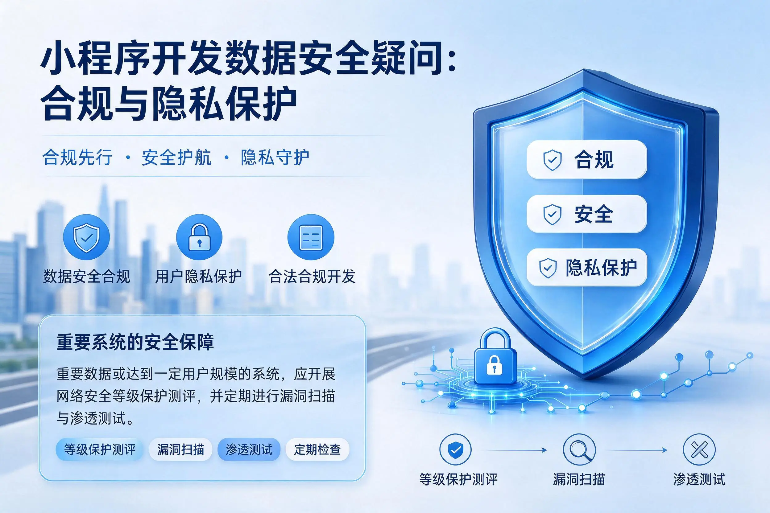 黄山小程序开发数据安全疑问：合规与隐私保护