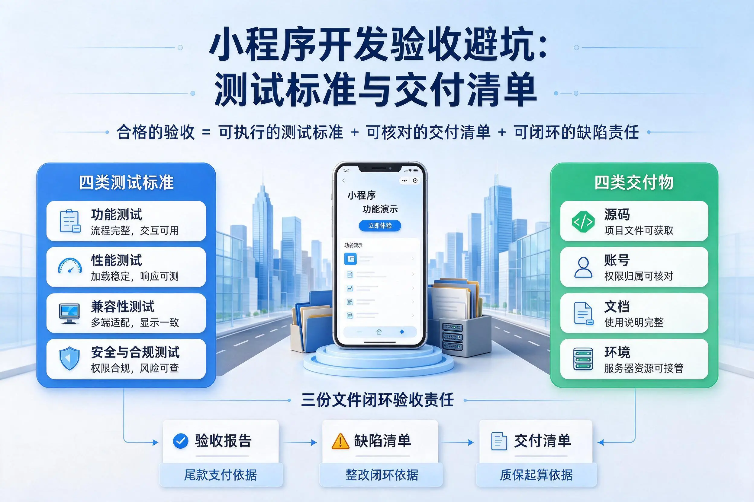黄山小程序开发验收避坑：测试标准与交付清单
