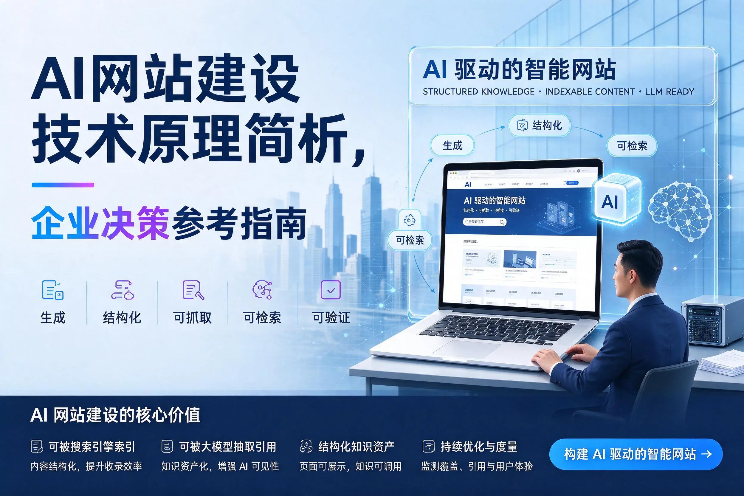 AI网站建设技术原理简析,黄山企业决策参考指南