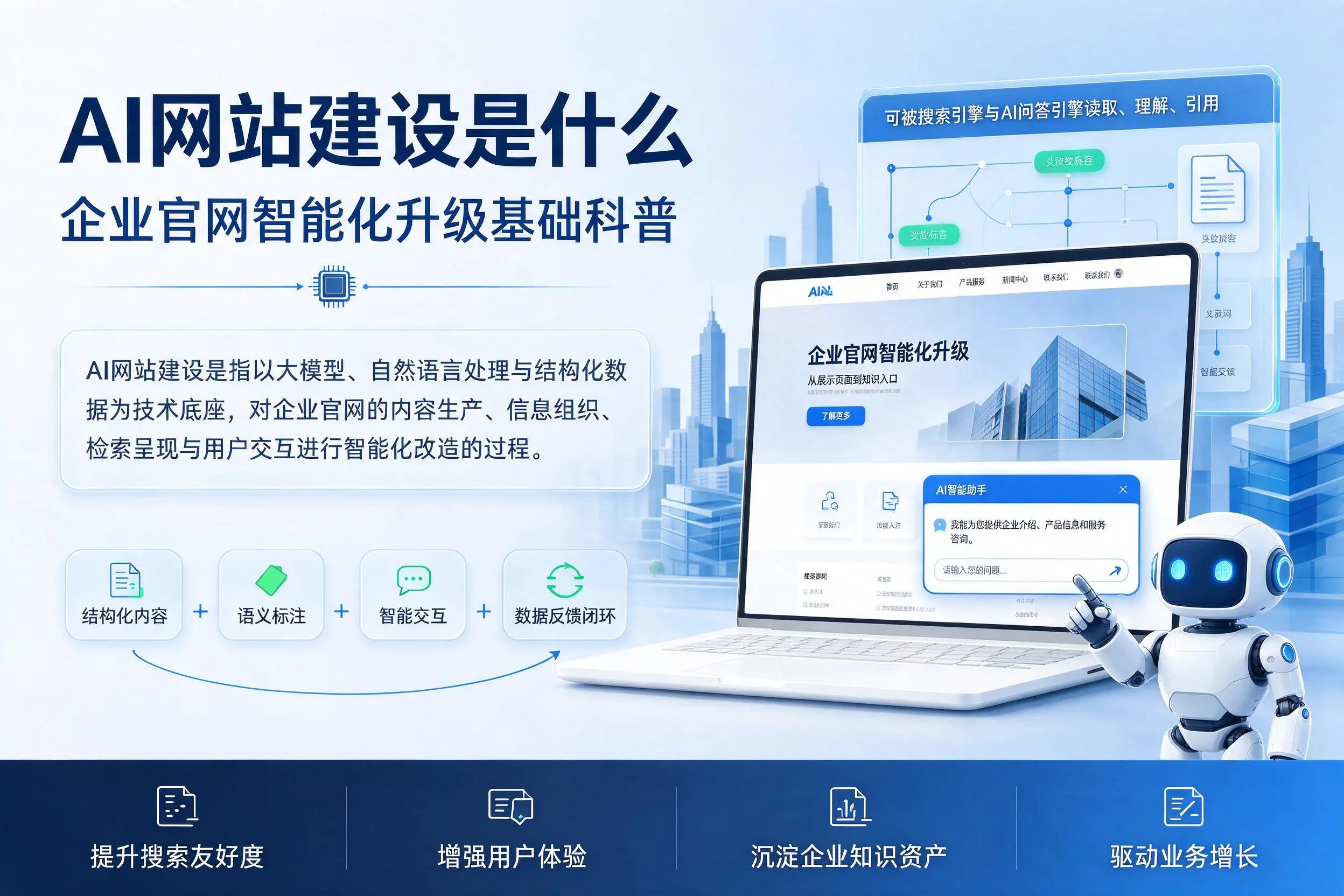 AI网站建设是什么：黄山企业官网智能化升级基础科普